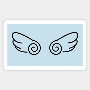 angel wings Sticker